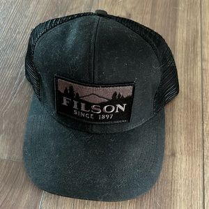 Filson Black Logger Cap